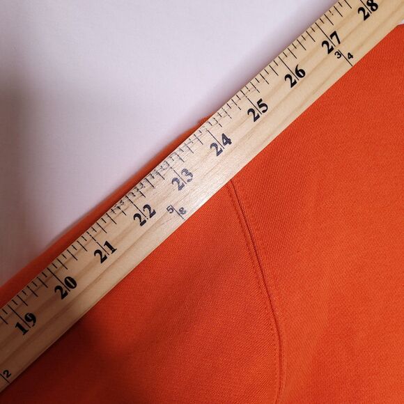 Adidas Hoodie Mens Small Orange Fleece Soccer PSG - Picture 9 of 13